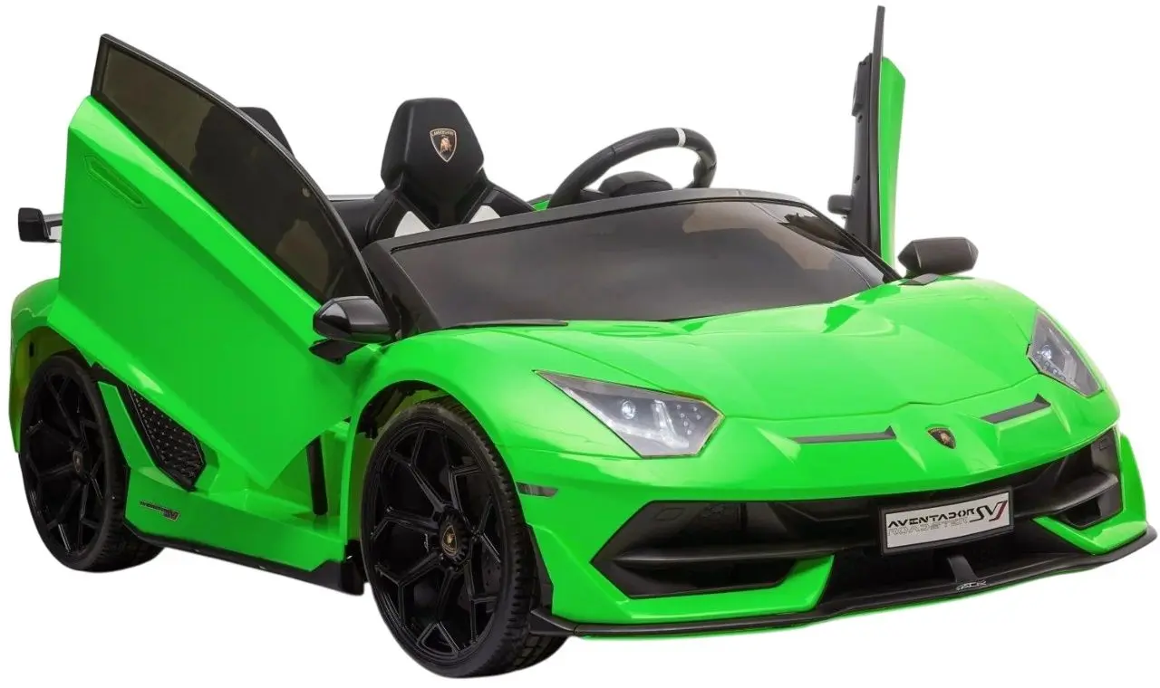 Masinuta electrica KikkaBoo Lamborghini Aventador SVJ (Green) - 5
