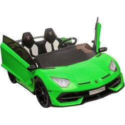 Masinuta electrica KikkaBoo Lamborghini Aventador SVJ (Green) Thumb