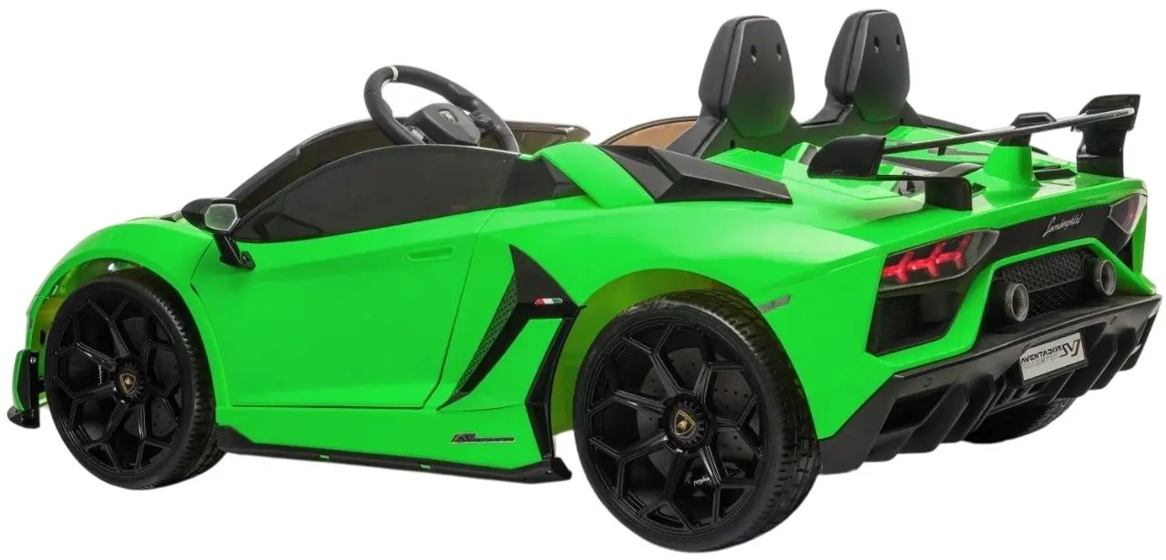 Masinuta electrica KikkaBoo Lamborghini Aventador SVJ (Green) - 7