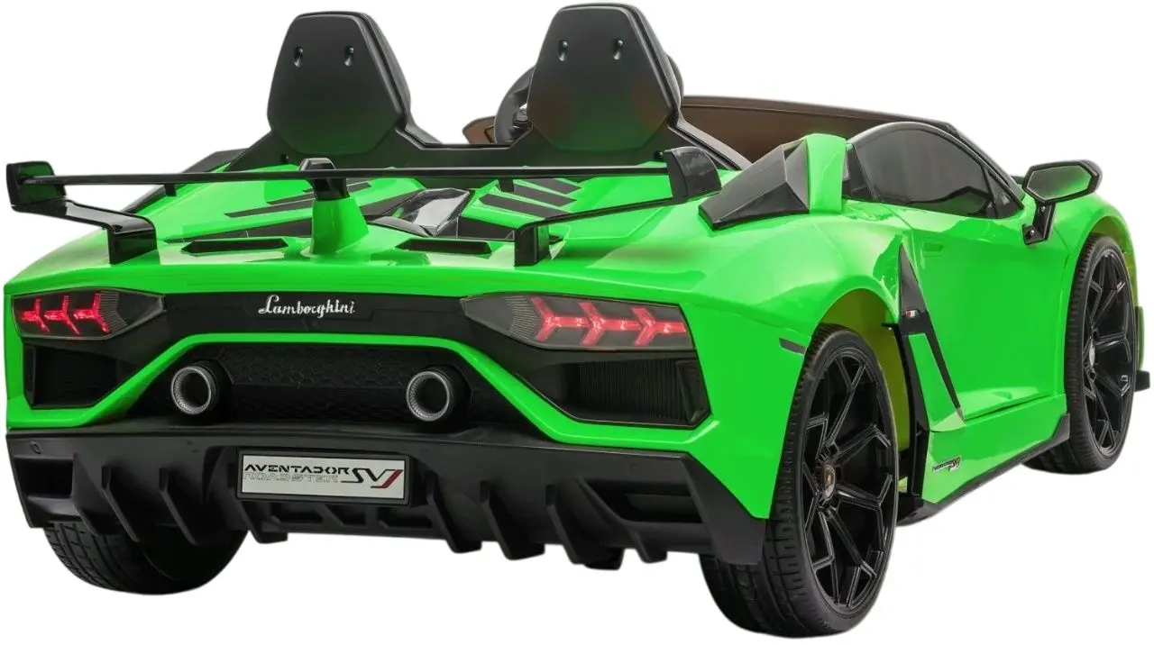 Masinuta electrica KikkaBoo Lamborghini Aventador SVJ (Green) - 9