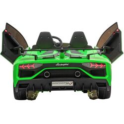 Masinuta electrica KikkaBoo Lamborghini Aventador SVJ (Green) Thumb
