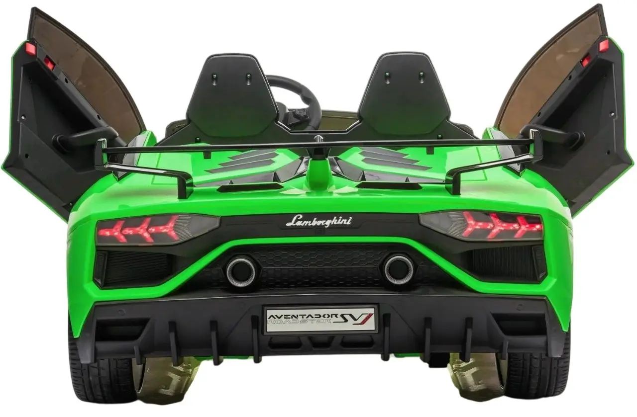 Masinuta electrica KikkaBoo Lamborghini Aventador SVJ (Green) - 10