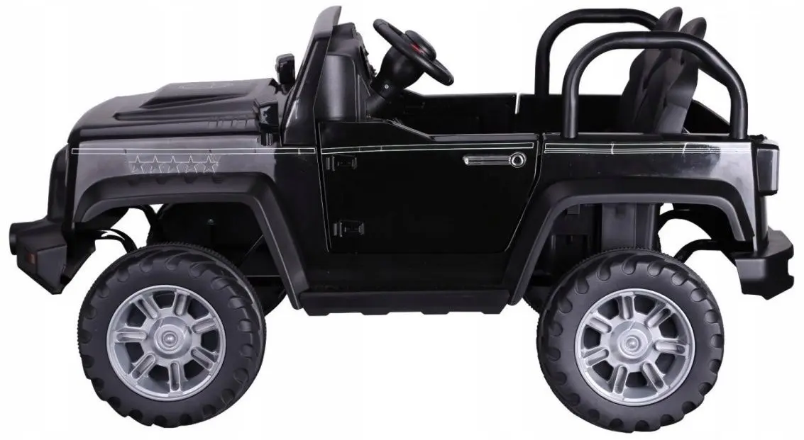 Masinuta electrica KikkaBoo Traveller (Black)