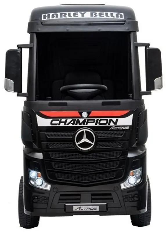 Camion electric Lean Cars Mercedes Actros (Black) - 6