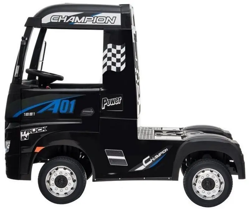 Camion electric Lean Cars Mercedes Actros MP4 (Black) - 3