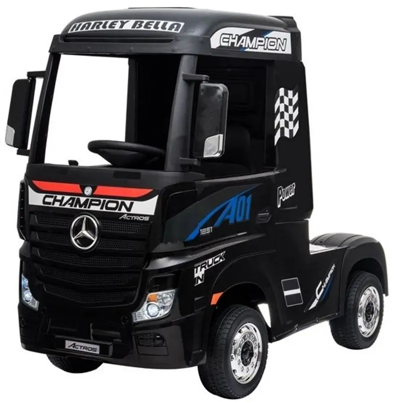 Camion electric Lean Cars Mercedes Actros MP4 (Black) - 4
