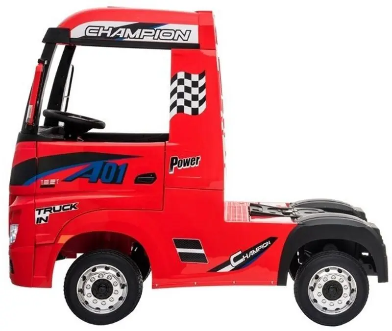 Camion electric Lean Cars Mercedes Actros MP4 (Red) - 4