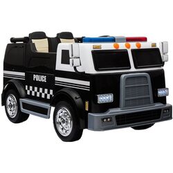 Camion electric Lean Cars Police Truck (Black)