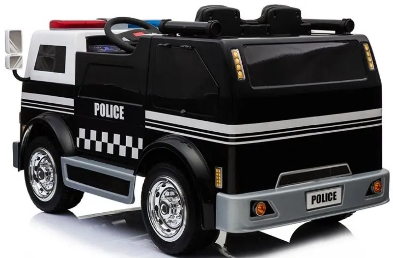 Электрогрузовик Lean Cars Police Truck (Black) - 4