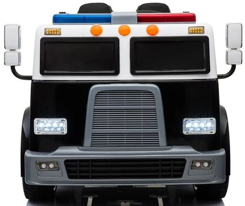 Электрогрузовик Lean Cars Police Truck (Black) - 5