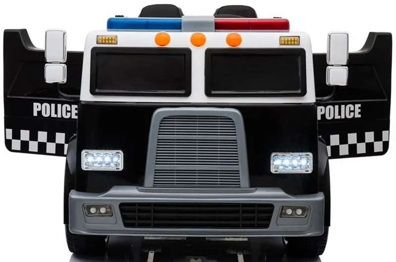 Электрогрузовик Lean Cars Police Truck (Black) - 6