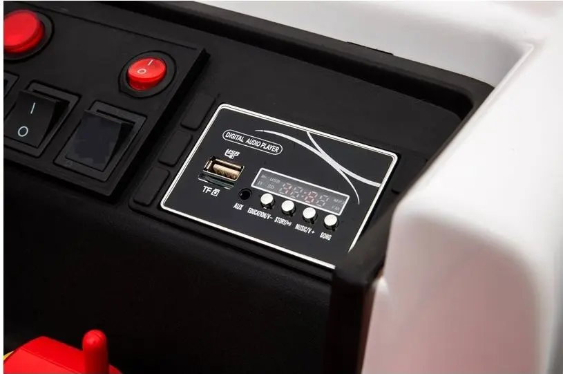 Электрогрузовик Lean Cars Police Truck (Black) - 8