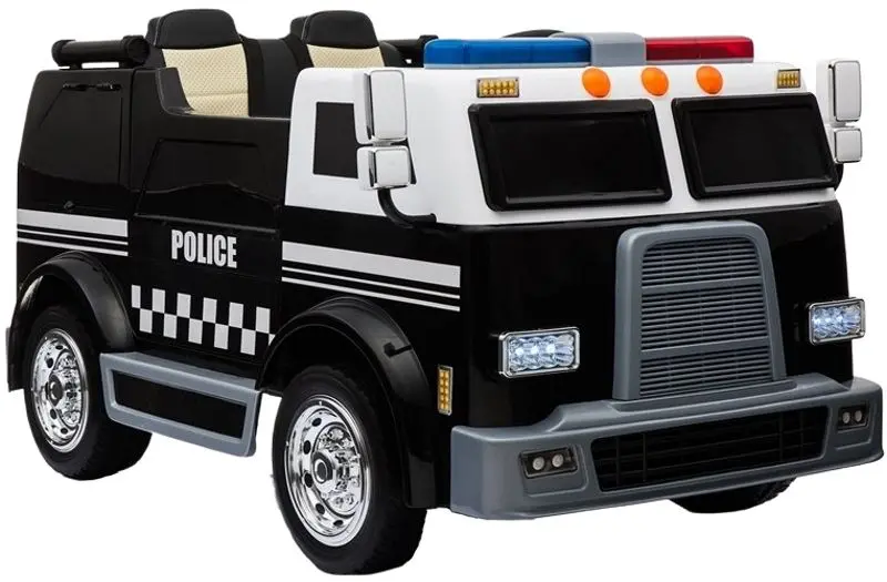 Электрогрузовик Lean Cars Police Truck (Black)