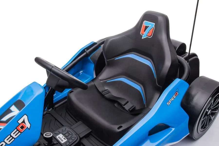 Kart electric Lean Cars Go-Cart A-035 (Blue) - 5