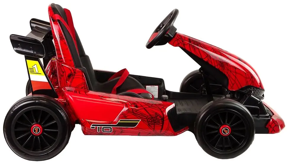 Kart electric Lean Cars Go-Kart XMX619 (Red/Black) - 2