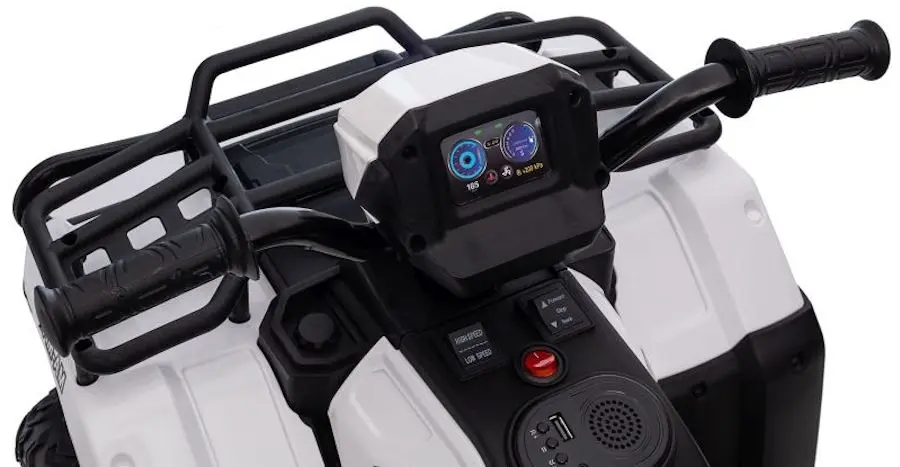 ATV electric Lean Cars JC915 (White/Black) - 10