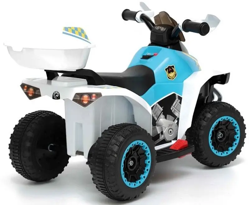 Электроквадроцикл Lean Cars Police YSA021A (White) - 3