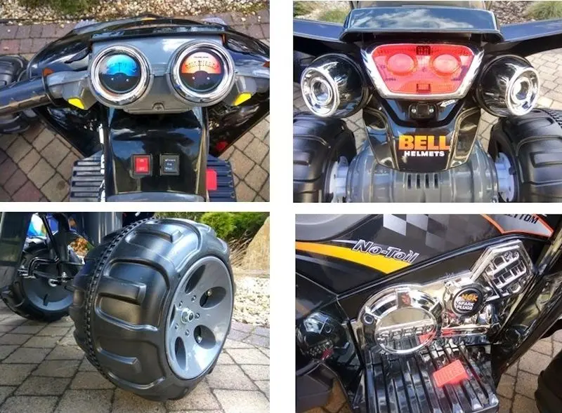 ATV electric Lean Cars Quad 2034 (Black) - 10