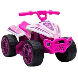 ATV electric Lean Cars Quad TR1805 (White/Pink)