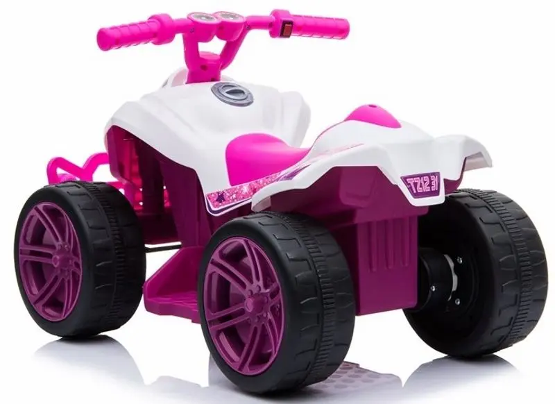 ATV electric Lean Cars Quad TR1805 (White/Pink) - 4