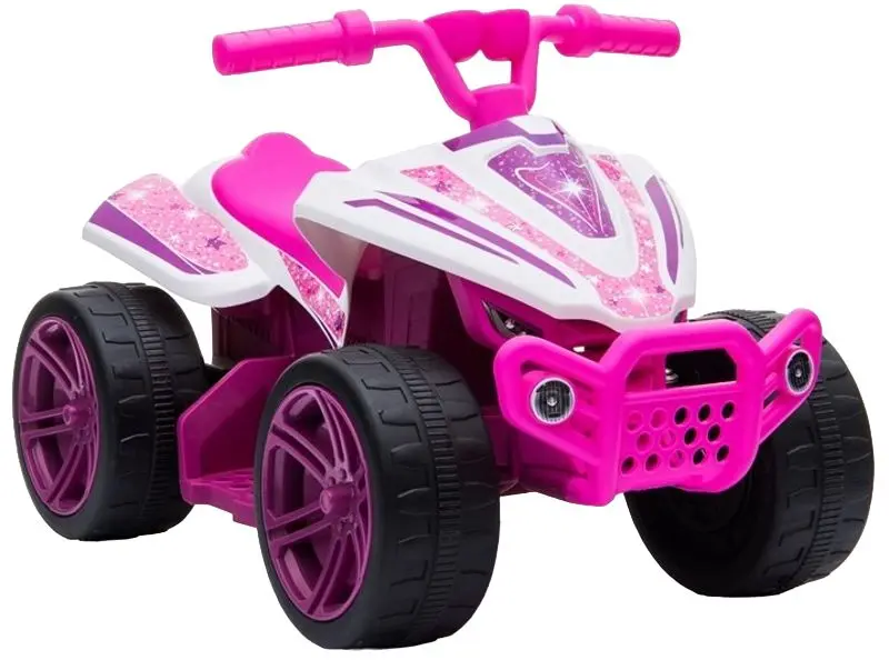 ATV electric Lean Cars Quad TR1805 (White/Pink)