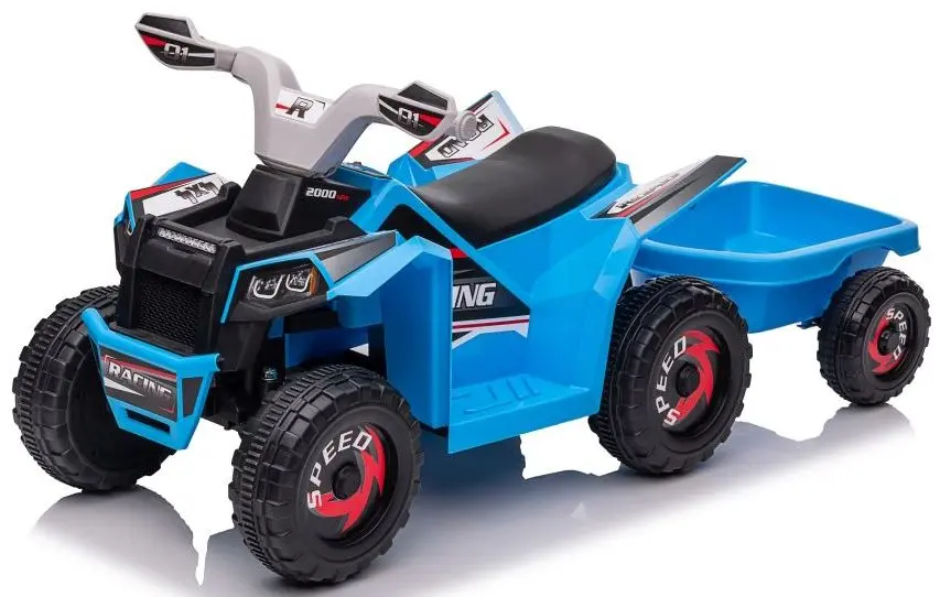 ATV electric cu remorcă Lean Cars XMX630T (Blue) - 2