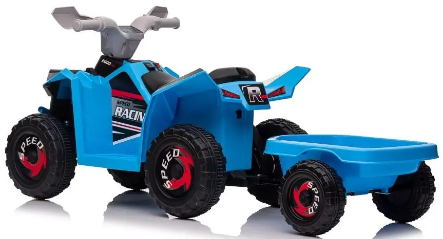 ATV electric cu remorcă Lean Cars XMX630T (Blue) - 6