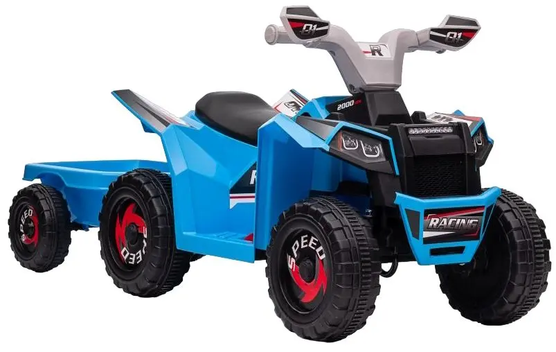 ATV electric cu remorcă Lean Cars XMX630T (Blue)