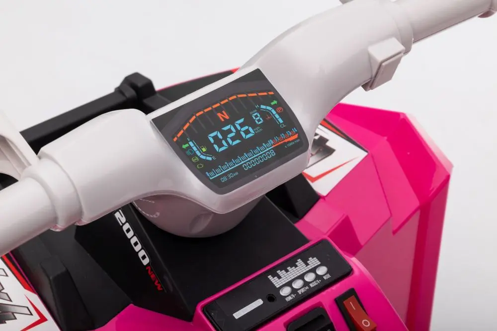 ATV electric cu remorcă Lean Cars XMX630T (Pink) - 11