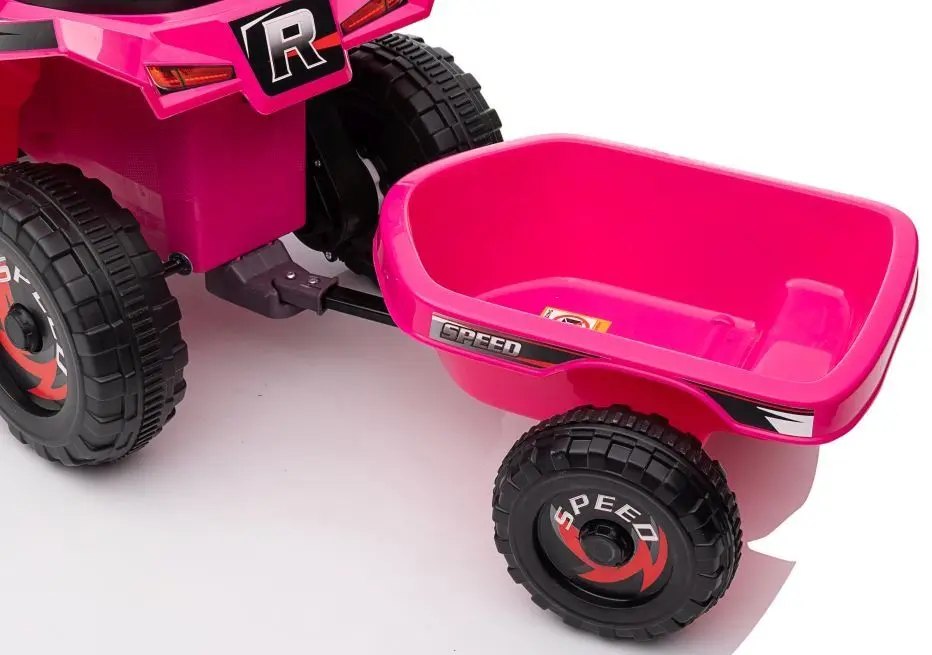 ATV electric cu remorcă Lean Cars XMX630T (Pink) - 14