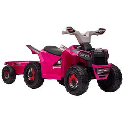 ATV electric cu remorcă Lean Cars XMX630T (Pink)