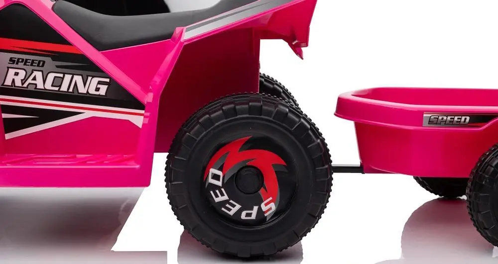 ATV electric cu remorcă Lean Cars XMX630T (Pink) - 6