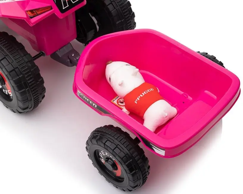 ATV electric cu remorcă Lean Cars XMX630T (Pink) - 7