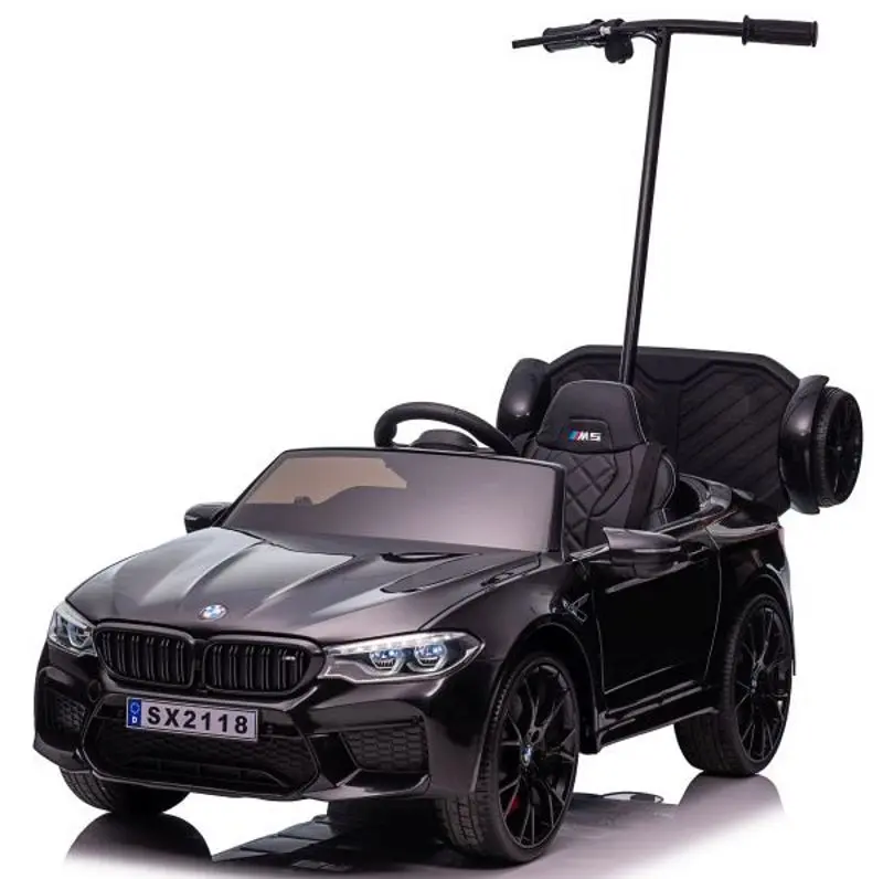 Masinuta electrica 2in1 Lean Cars BMW M5 SX2118 (Black) - 7