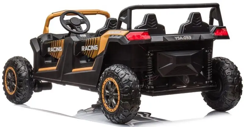 Masinuta electrica Lean Cars A033 4x4 (Gold/Black) - 2