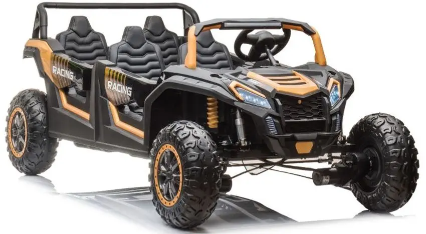 Masinuta electrica Lean Cars A033 4x4 (Gold/Black) - 6