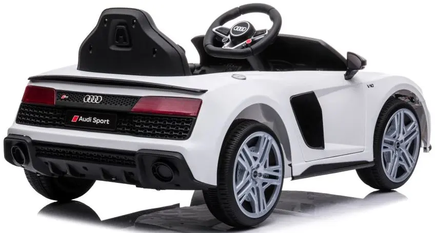 Masinuta electrica Lean Cars Audi R8 Lift A300 (White) - 7