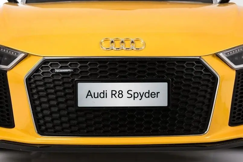 Masinuta electrica Lean Cars Audi R8 Spyder (Yellow) - 3