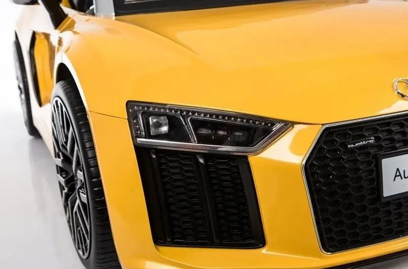 Masinuta electrica Lean Cars Audi R8 Spyder (Yellow) - 4