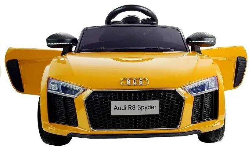 Masinuta electrica Lean Cars Audi R8 Spyder (Yellow) - 6