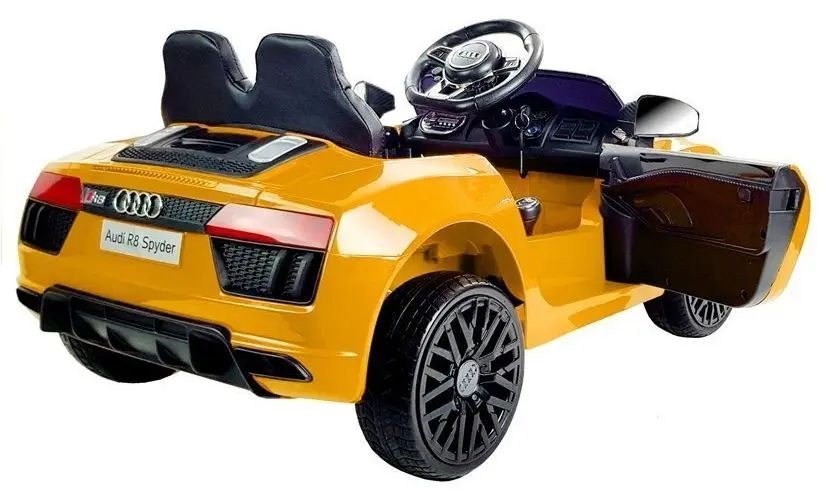 Masinuta electrica Lean Cars Audi R8 Spyder (Yellow) - 8