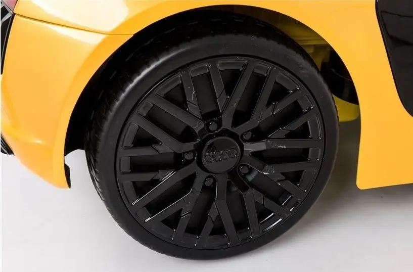 Masinuta electrica Lean Cars Audi R8 Spyder (Yellow Painted) - 5