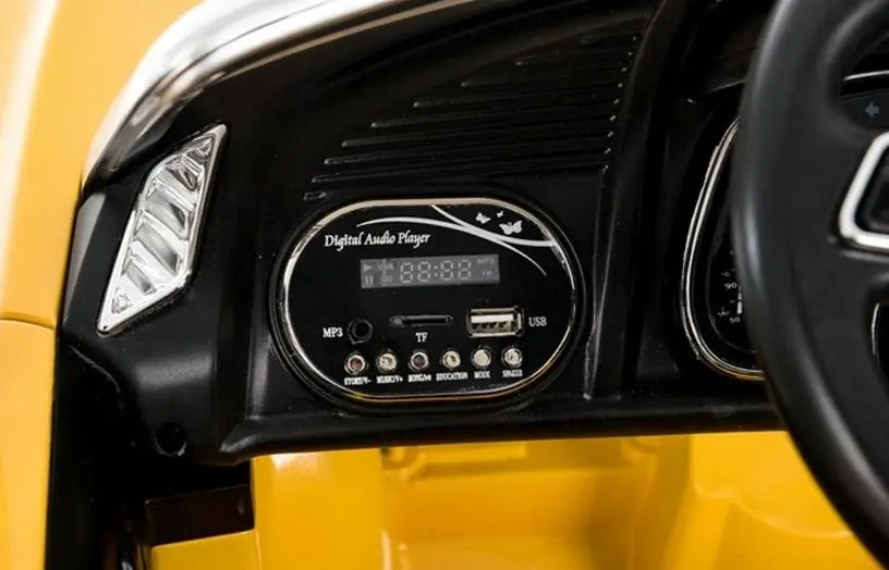 Masinuta electrica Lean Cars Audi R8 Spyder (Yellow Painted) - 6