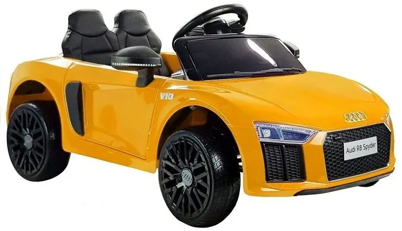 Masinuta electrica Lean Cars Audi R8 Spyder (Yellow Painted)