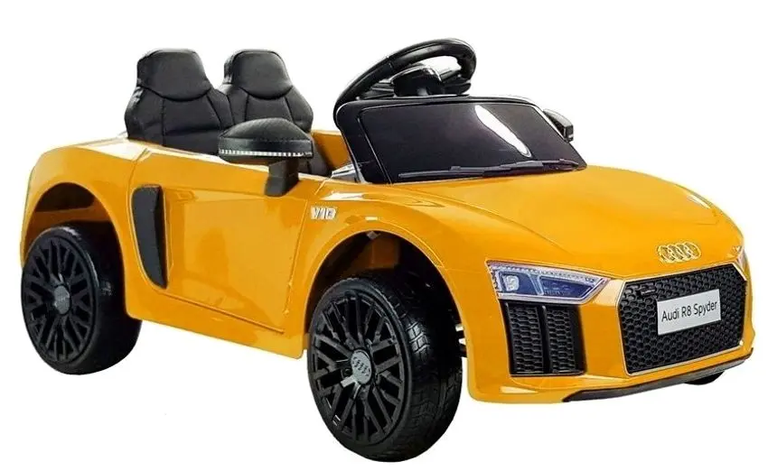Masinuta electrica Lean Cars Audi R8 Spyder (Yellow)