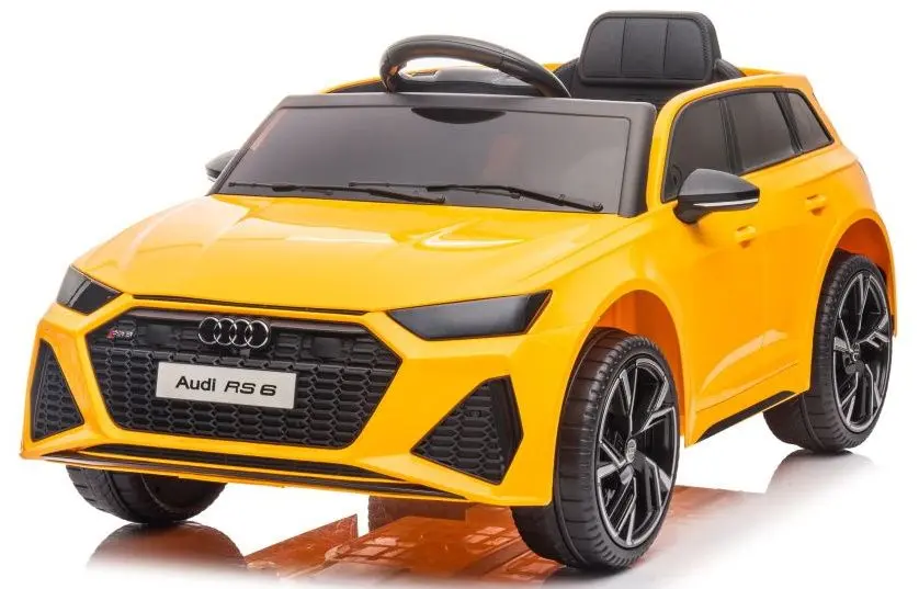 Masinuta electrica Lean Cars Audi RS6 BRD-2118 (Yellow) - 2