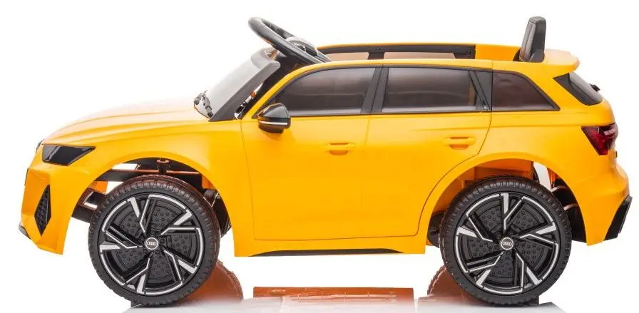 Masinuta electrica Lean Cars Audi RS6 BRD-2118 (Yellow) - 3