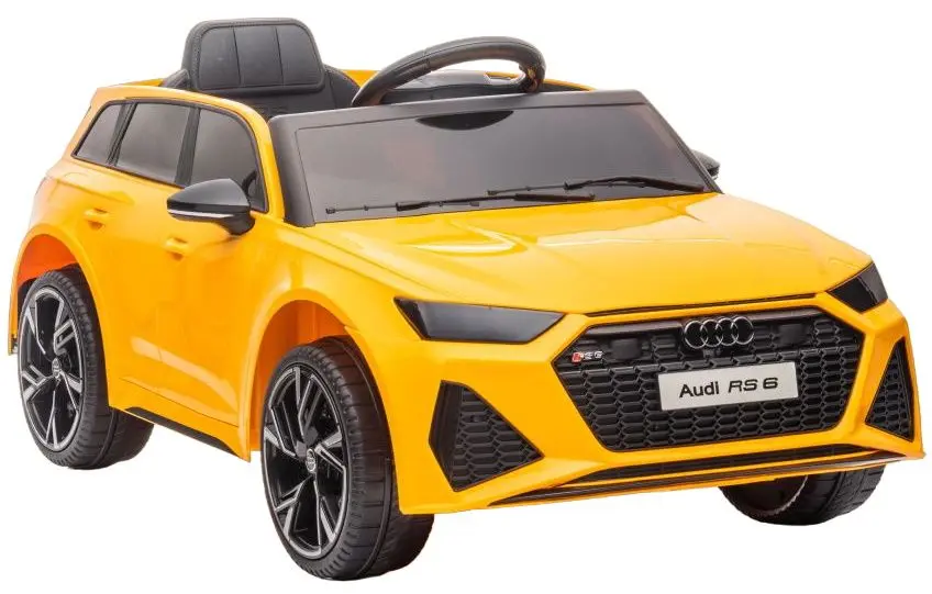 Masinuta electrica Lean Cars Audi RS6 BRD-2118 (Yellow)