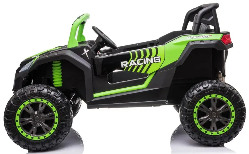 Электромобиль Lean Cars Buggy A032 (Black/Green) - 3