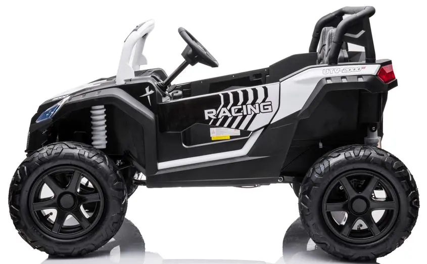 Masinuta electrica Lean Cars Buggy Strong A032 (Black/White) - 3